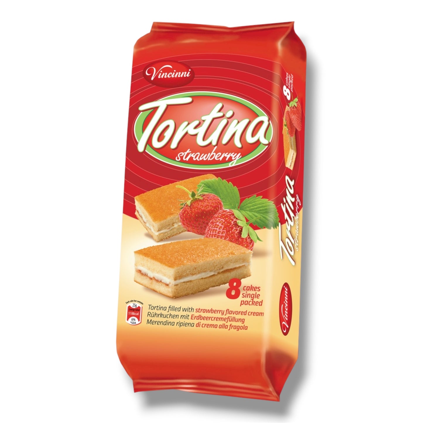 Vincinni Tortina Strawberry 200g 🇲🇰