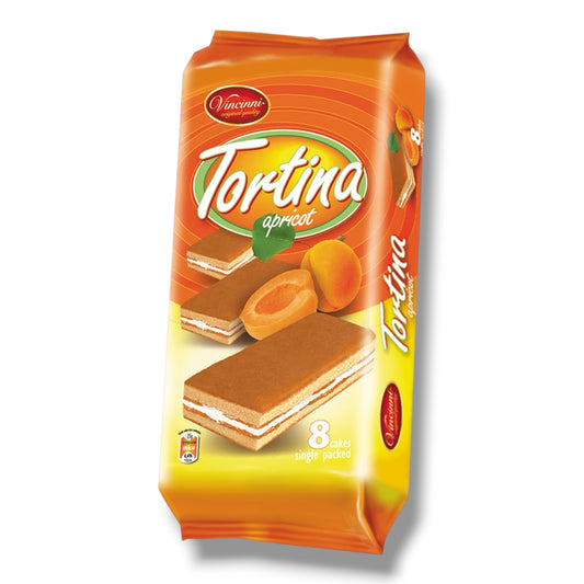 Vincinni Tortina Apricot 200g 🇲🇰