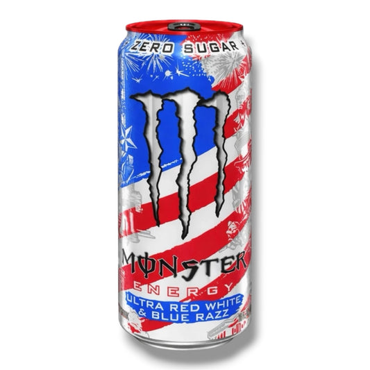 Monster Ultra Red White & Blue Razz USA Edition 473