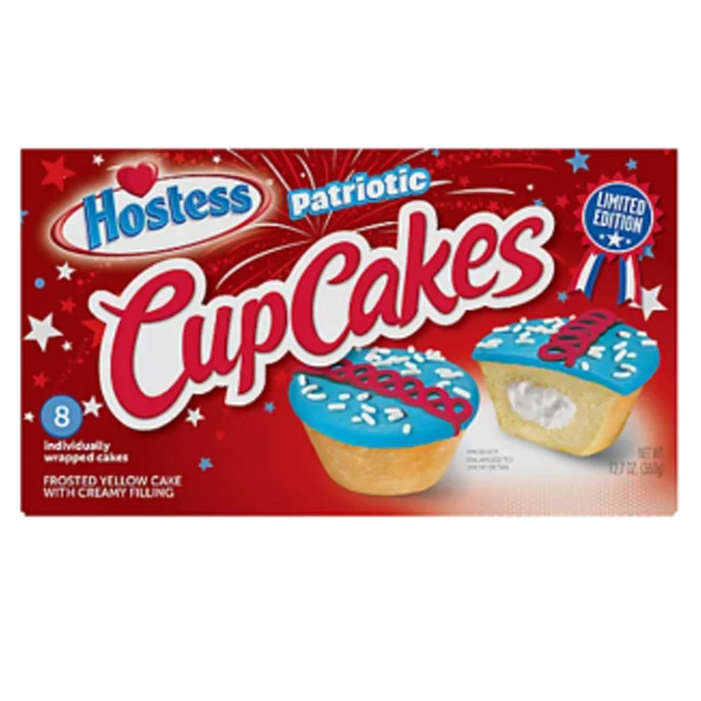 Hostess Patriotic Cupcakes Limited Edition 328g