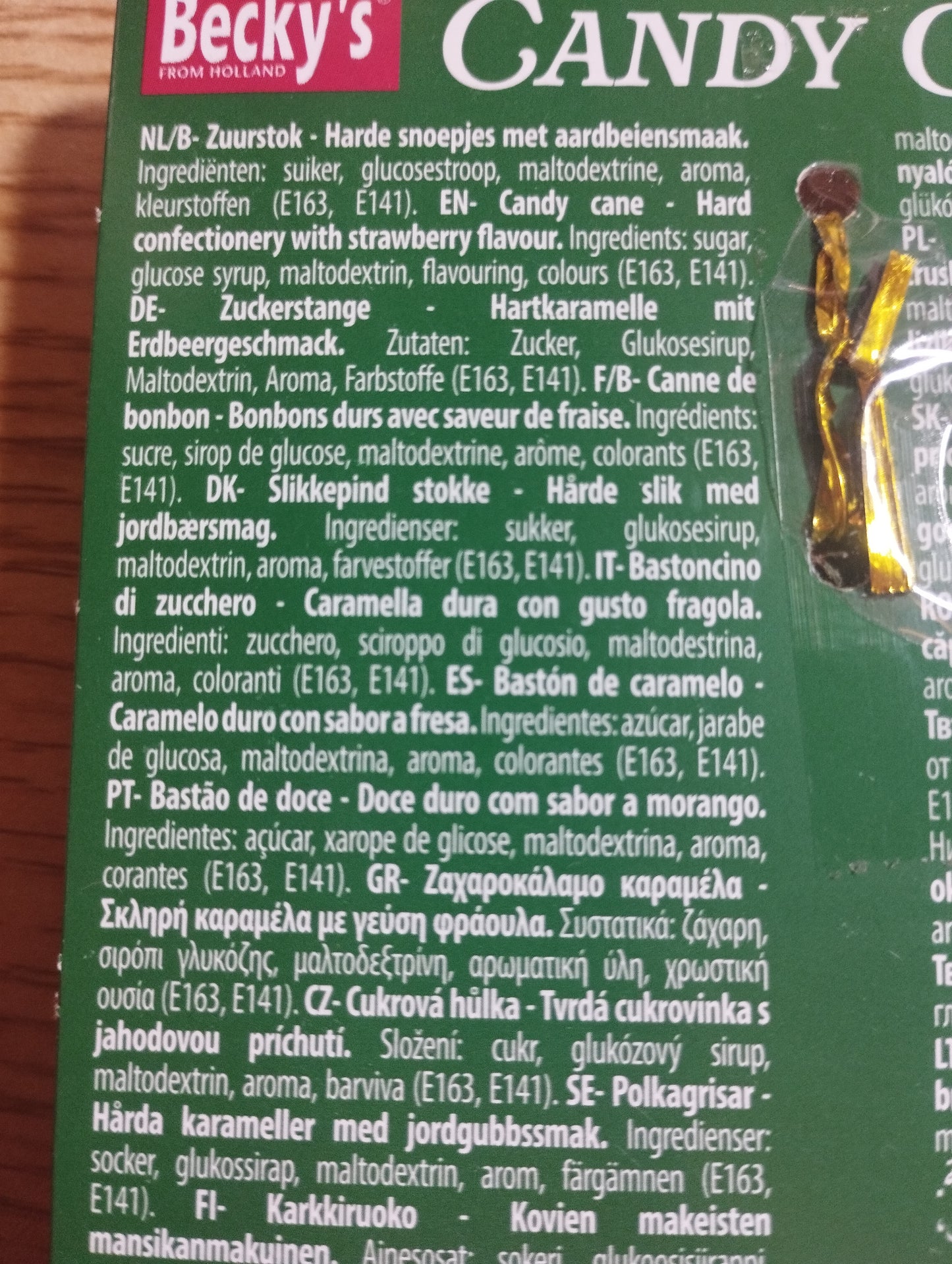 XXL Candy Cane Strawberry Flavor 80g 🇳🇱