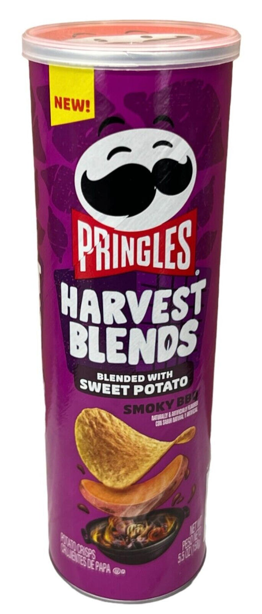 Pringles Harvest Blends sweet Potatos Smoky BBQ 158g